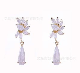冰花锆石 2012欧美新风尚，韩国耳环批发与选购指南