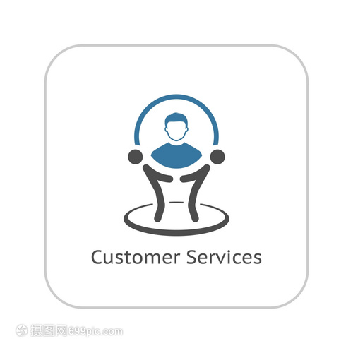 客户服务图标设计 专业概念与平板应用方案